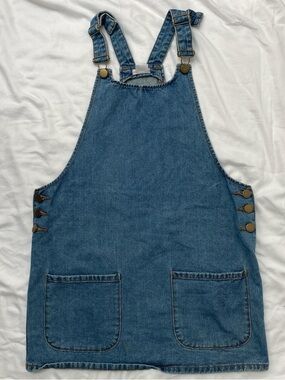 Cooperative Denim Overall Dress/Skirt - Blue